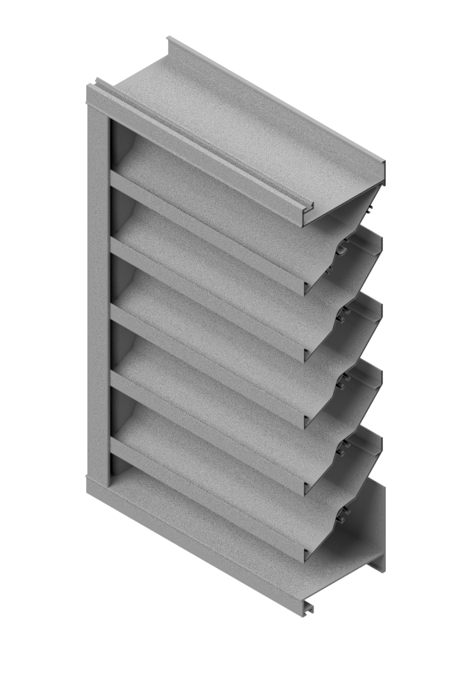 Drainable Adjustable Louver 4" Deep