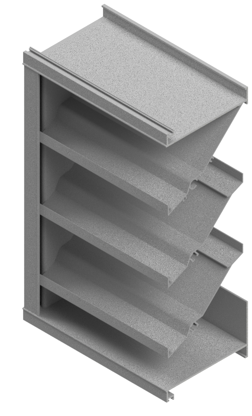 Drainable Adjustable Louver 6" Deep