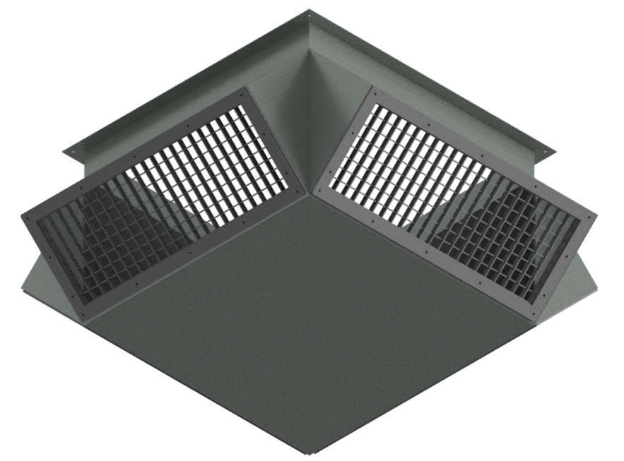 Angled Face Drop Diffuser/Plenum