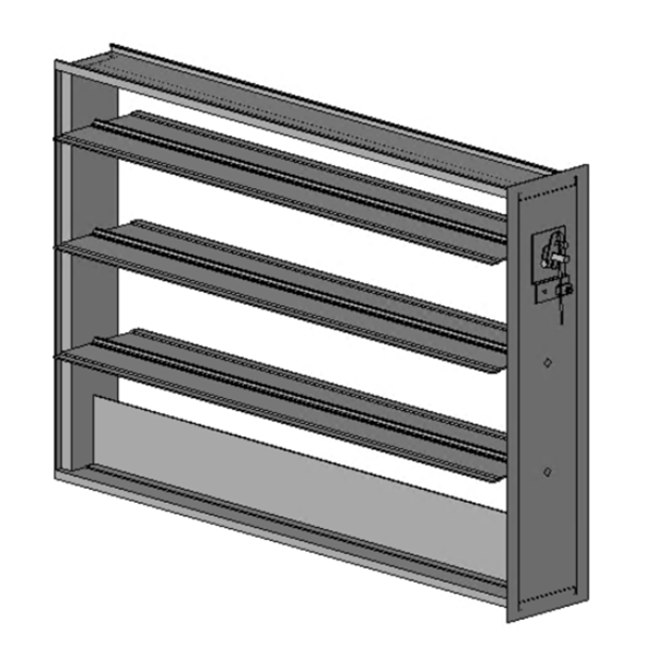 Rectangular Damper and Controllers