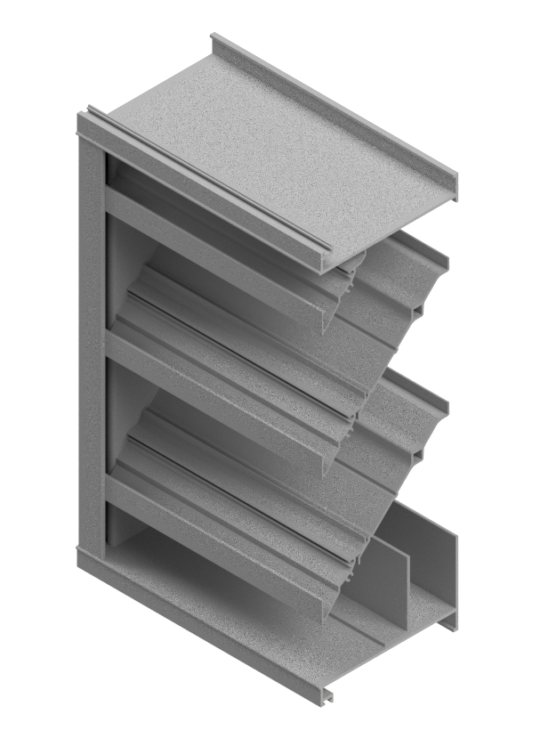 6" Deep Combination Louver/Damper