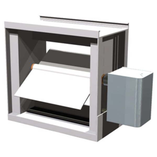 Small Rectangular Dampers with (spring return) Actuator