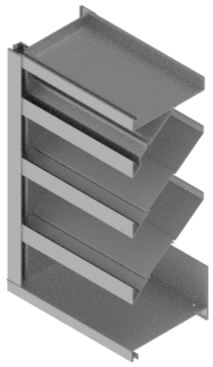 High Performance 6" Fixed Louver