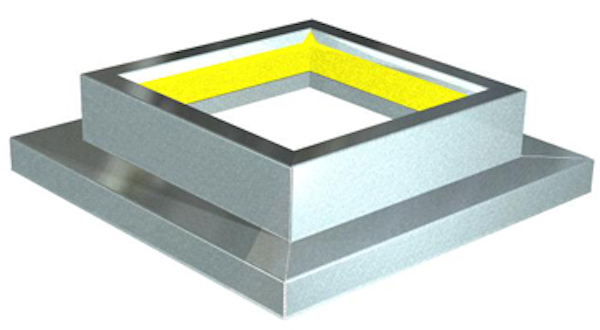 Fan Curb Adapter For Small Fans