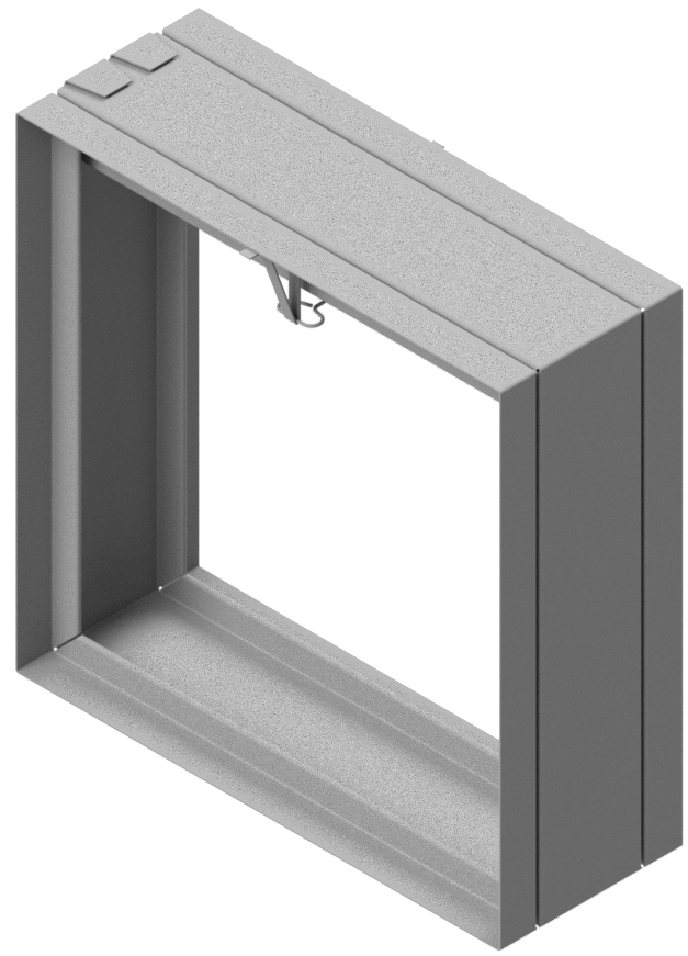 Curtain Fire Damper - 1-1/2 & 3 Hour - Static - Style A - Optional Sleeve