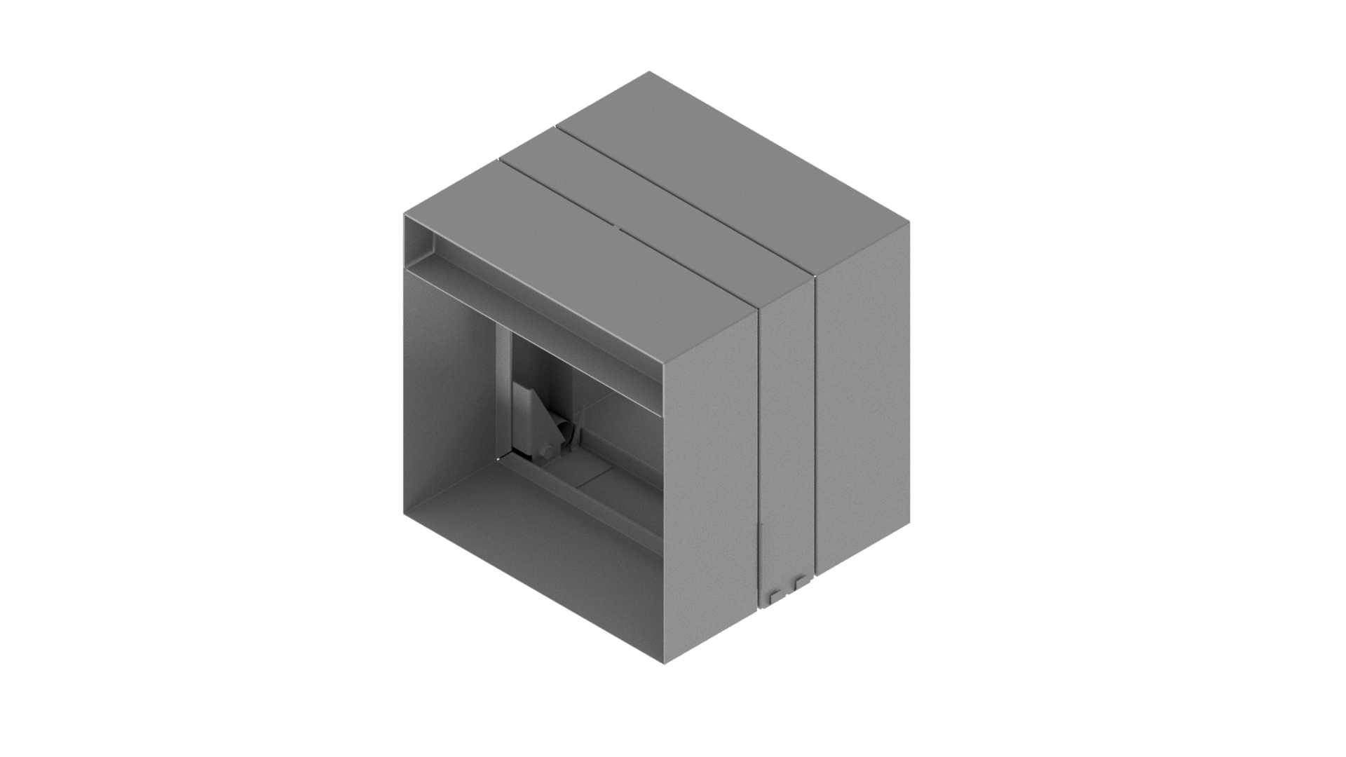 Curtain Fire Damper - 1-1/2 & 3 Hour - Dynamic - Style B - Integral Sleeve