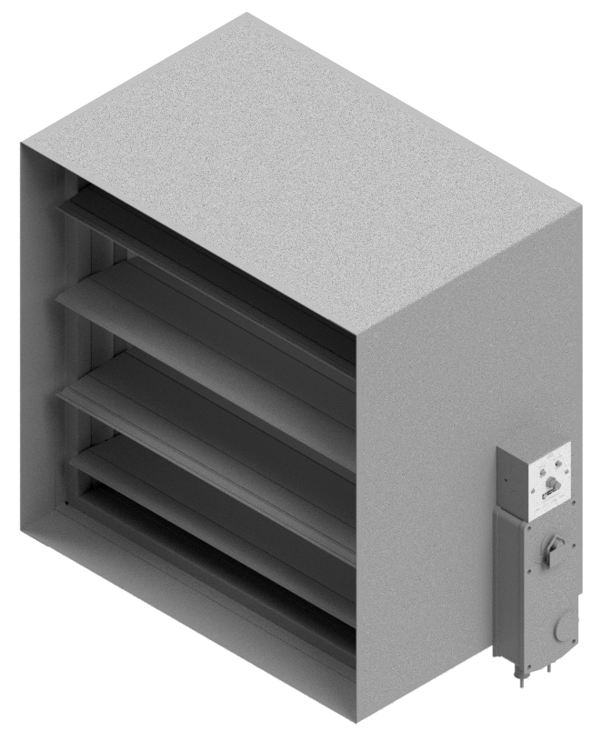 Airfoil Blade Modulating Fire/Smoke Damper, Class 1*