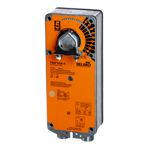 Two Postion Spring Return w/Switches Fire Smoke Actuator 180 in-lb