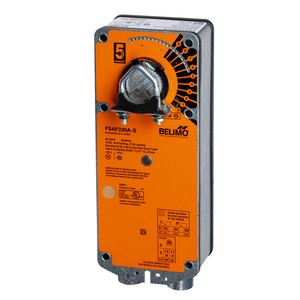 Two Postion Spring Return w/Switches Fire Smoke Actuator 180 in-lb