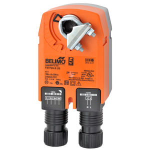 Two Position Spring Return w/Switches Fire Smoke Actuator 18 in-lb