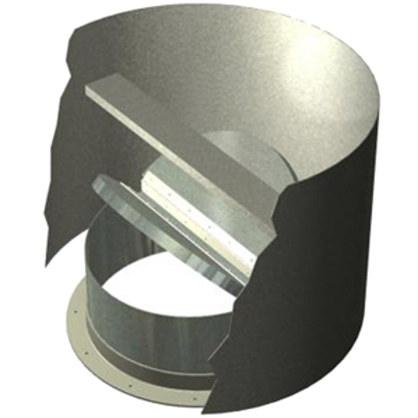 Weather Resistant Vertical Discharge BDD Cap