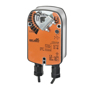 24 Volt with Switch Spring Return 35 in-lb