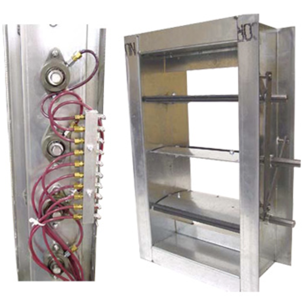 Heavy Duty, Flanged, All Steel, Airfoil Blades, up to 20 w.g."