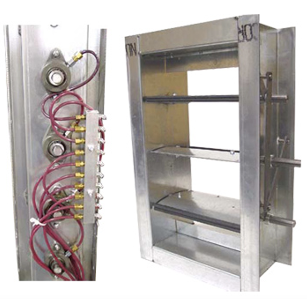 Heavy Duty, Flanged, All Steel, Airfoil Blades, up to 30 w.g."