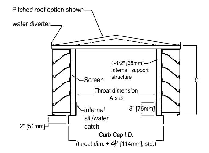 6" Deep High Performance Fixed Drainable Penthouse