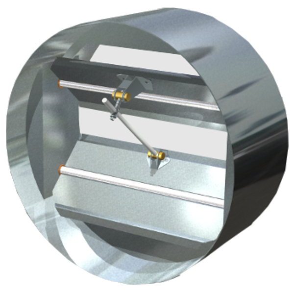 Round Multi-Blade Control Damper