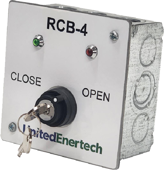 Remote Control Panel with Keyed on/off test switch and LED Lights