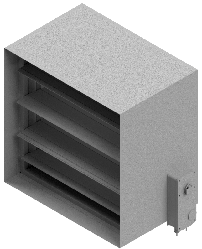 AF Class I Low Leakage Modulating Smoke Damper