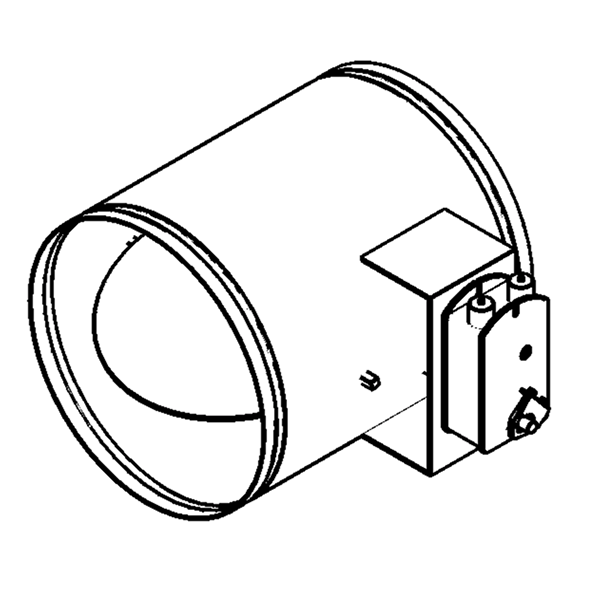 True Round Class II Low Leakage Smoke Damper