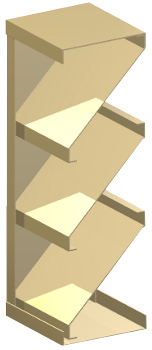 Non-Drainable Steel Fixed Louver 6" Deep