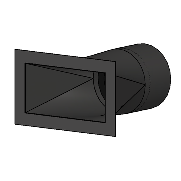 Hi-efficiency Take-off Bell Mouth