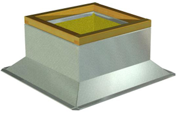 Integral Cant, Insulated Curb for non-Insulated Roof Deck