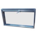 Slimline Curtain Fire Damper - 1-1/2 & 3 Hour - Static - Optional Sleeve - Out of Wall Option