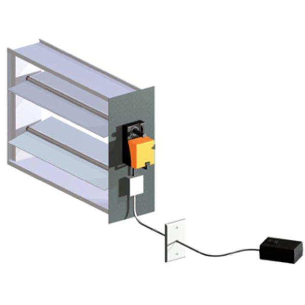 Rectangular Power/Balance Galvanized Steel Damper